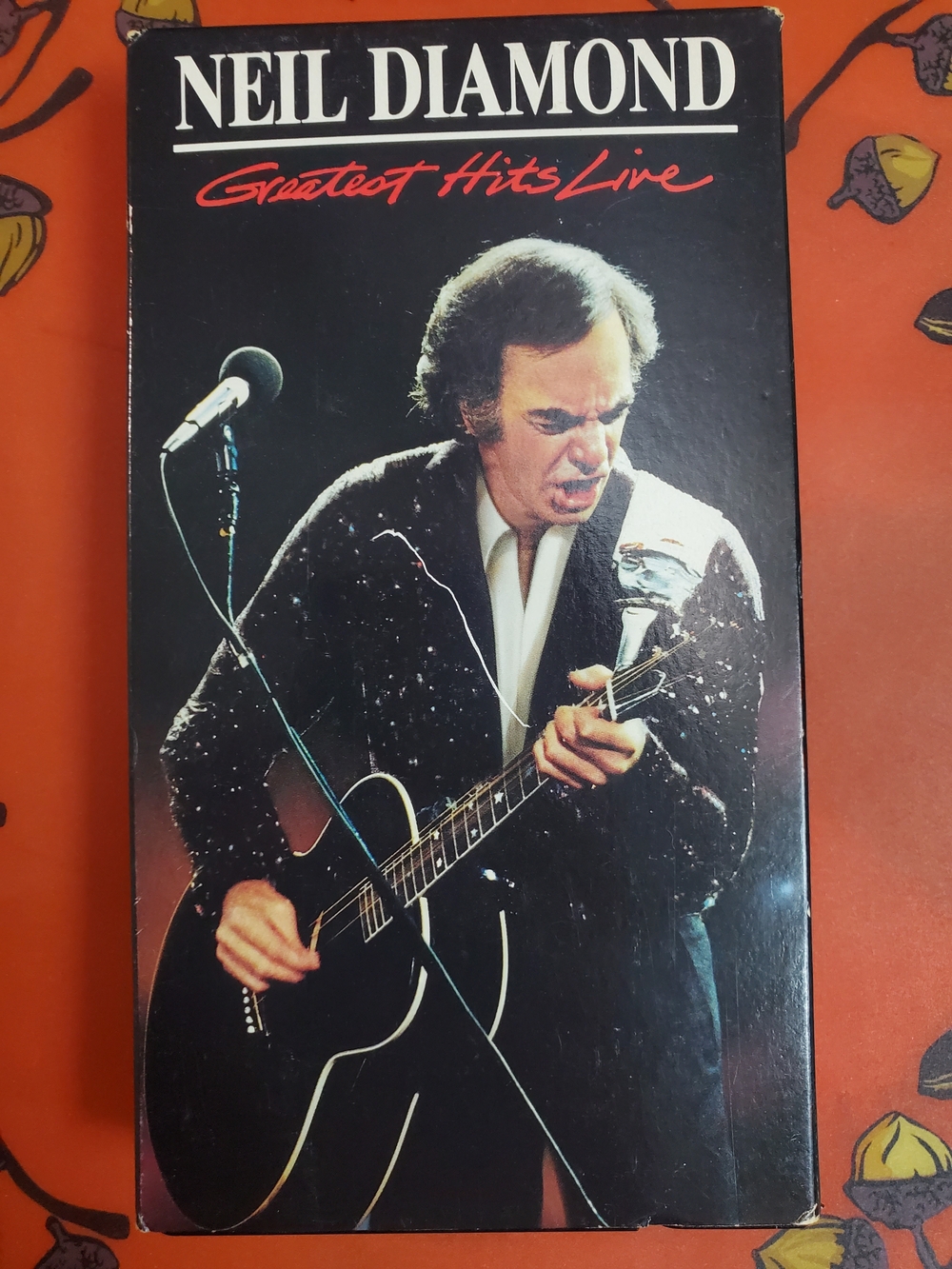 VTG 1988 Neil Diamond Greatest Hits Live VHS Tape Concert